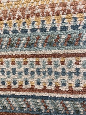 Lot 5023 - Multicoloured carpet with geometric pattern
