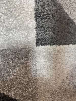 Lot 5024 - Anthracite grey and silver carpet with...
