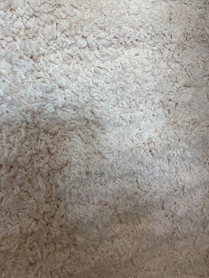 Lot 5030 - Cream deep pile carpet