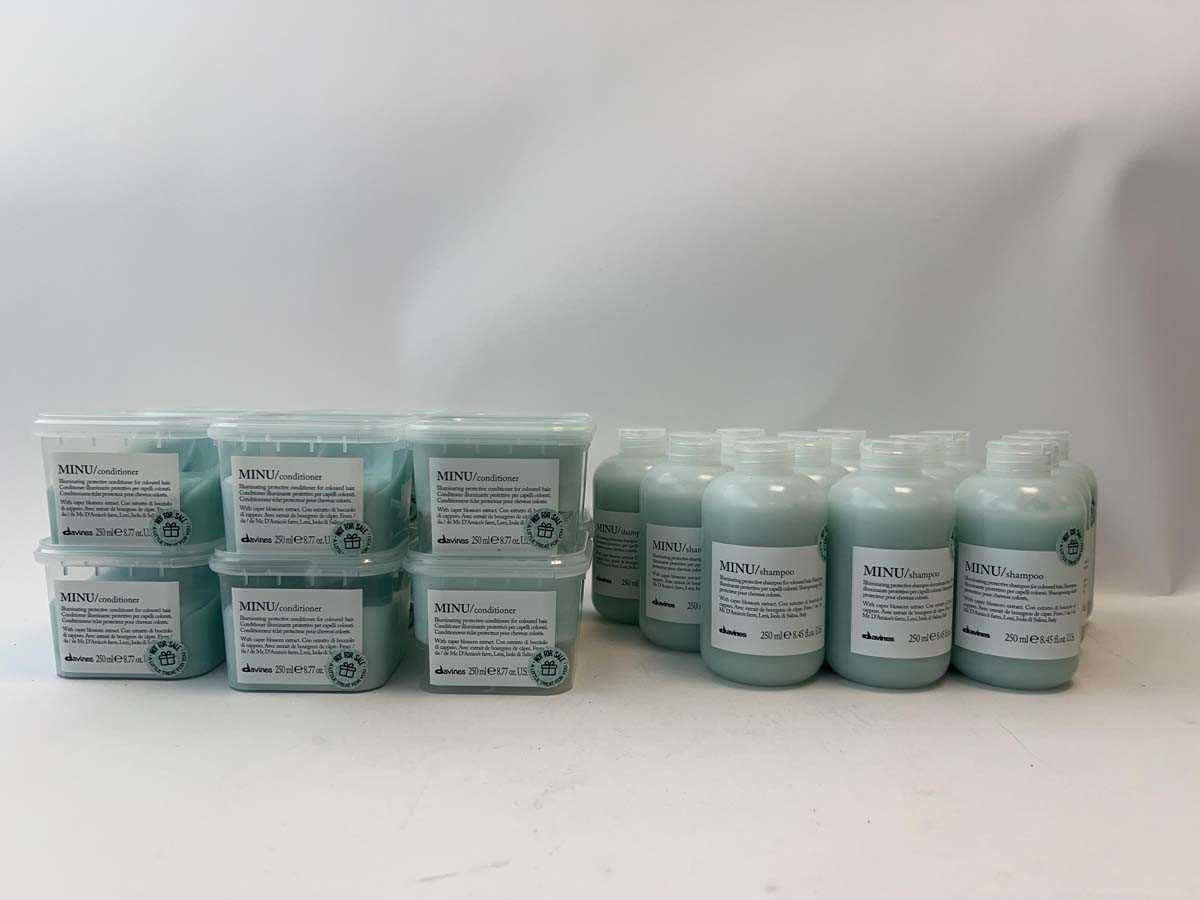Lot 12x Davines Minu Shampoo 250ml with 12x...
