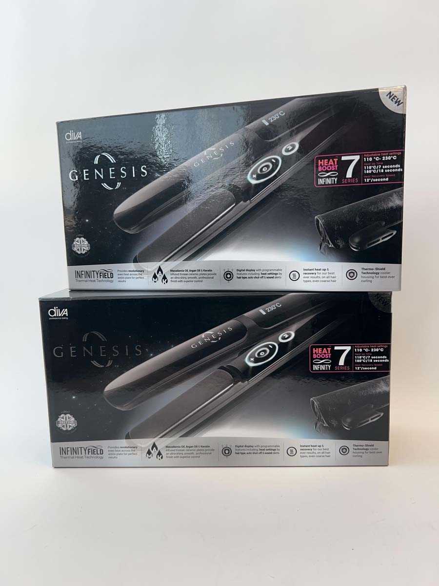 Lot 2x Diva Genesis Hair Straighteners