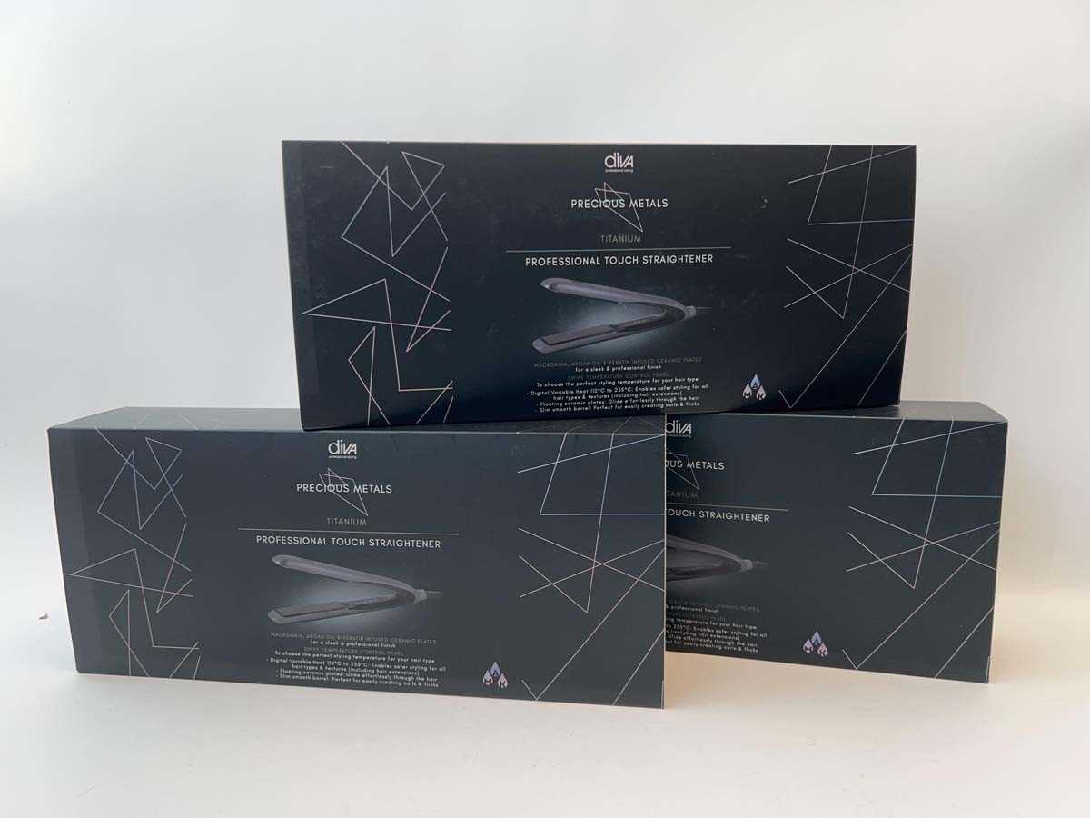 Lot 3x Diva Precious Metals Professional Touch...