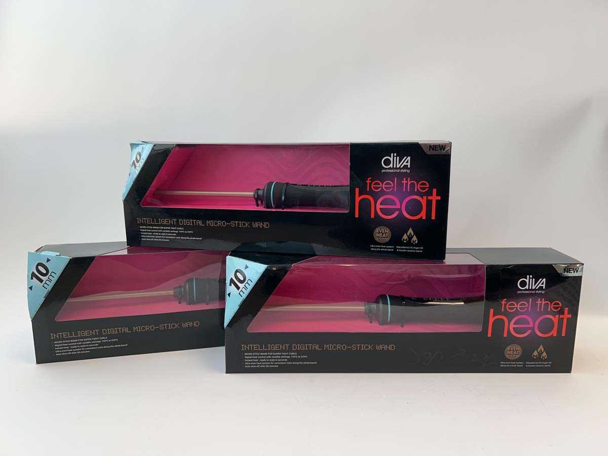 Lot 3x Diva Intelligent Digital Micro-Stick wand