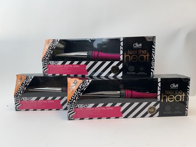 Lot 3x Diva Intelligent Digital Curling wand