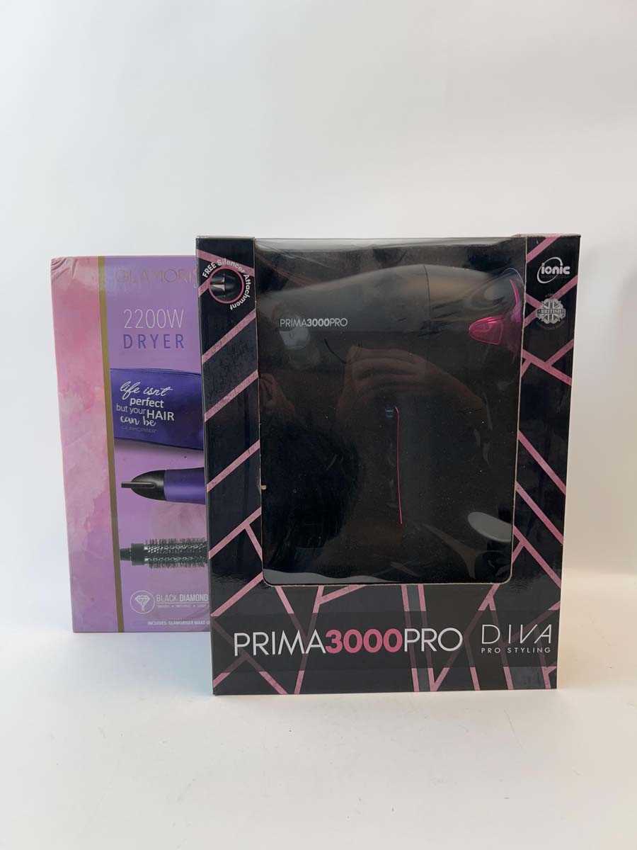 Lot Diva Prima 3000Pro Hair dryer and Glamoriser...