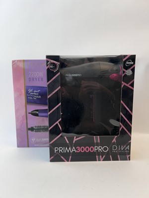 Lot Diva Prima 3000Pro Hair dryer and Glamoriser...