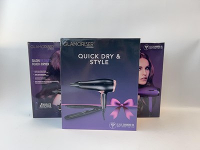 Lot 2x Glamoriser London Salon Results Touch dryer...