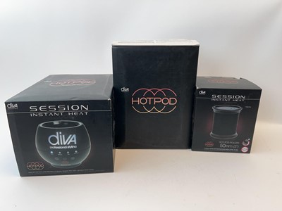 Lot 3x Diva Session Instant Heat Hot pod Rollers