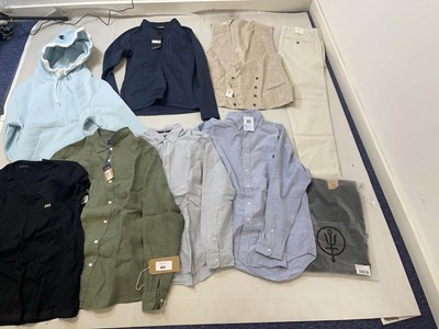 Lot Clothing to include Gant, Moss, Thrudark, etc