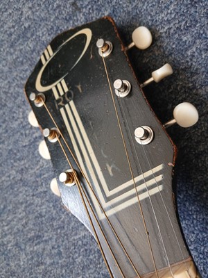 Lot 2446 - Harmony Roy Smeck 6 string acoustic guitar...