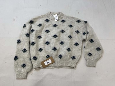 Lot Yse pull intarsia flowers jumper size medium