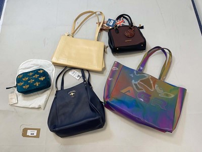 Lot 5x Bags to include Vintage Radley, Elizabeth...