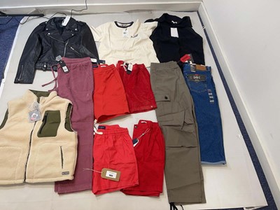 Lot Clothing to include Salt Rock, Raith, Levi's, etc