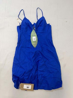 Lot Farm Rio navy blue paper boat mini dress size XS
