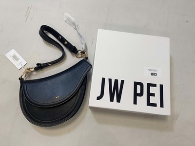 Lot JW Pei saddle bag in black with box