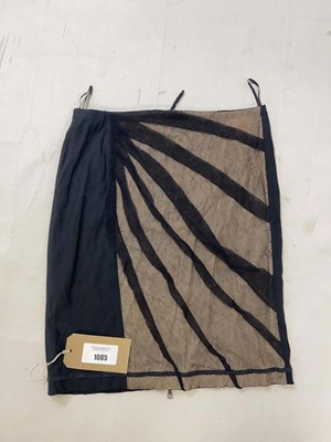 Lot Vintage Dolce & Gabanna mesh panel skirt in...