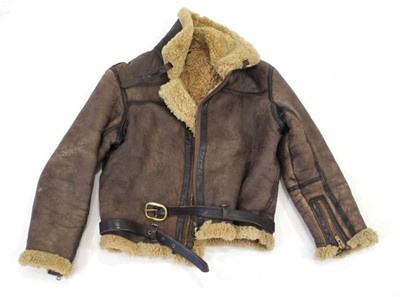 Lot 103 - A Cirrus 'Type RAF Pilot Irvin' suede flight...