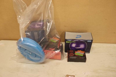 Lot Bag of assorted exercise equipment and...