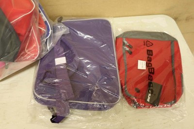 Lot 10 various sports bags to include Bag Base,...