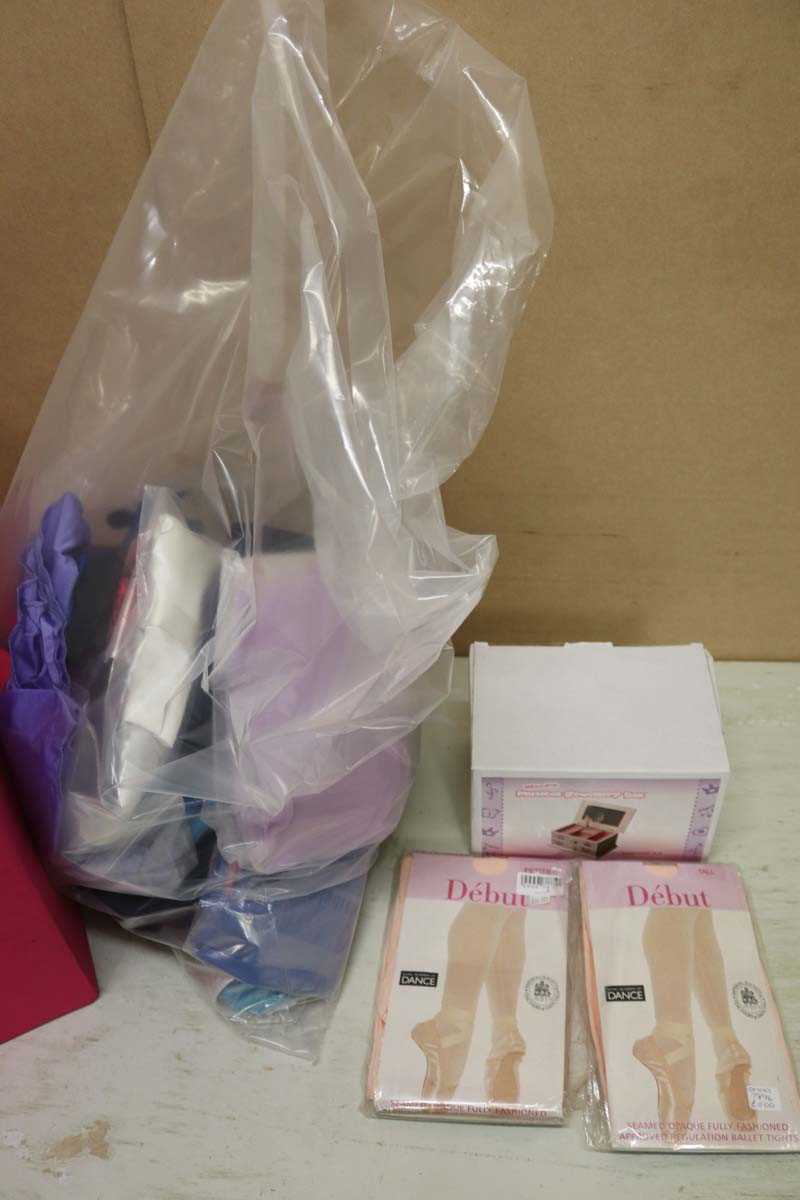 Lot Bag of misc. dance clothing and accessories