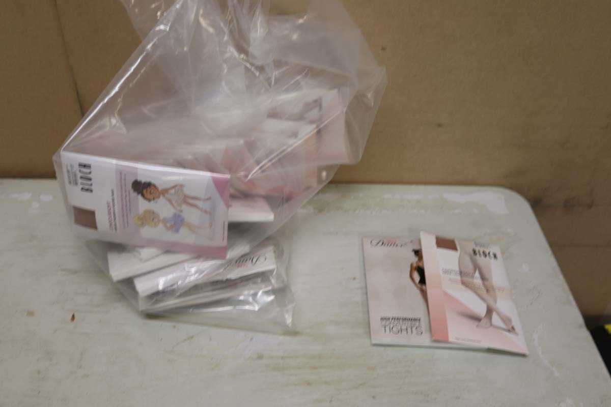 Lot Approx. 25 Bloch contour soft tights, mixed...