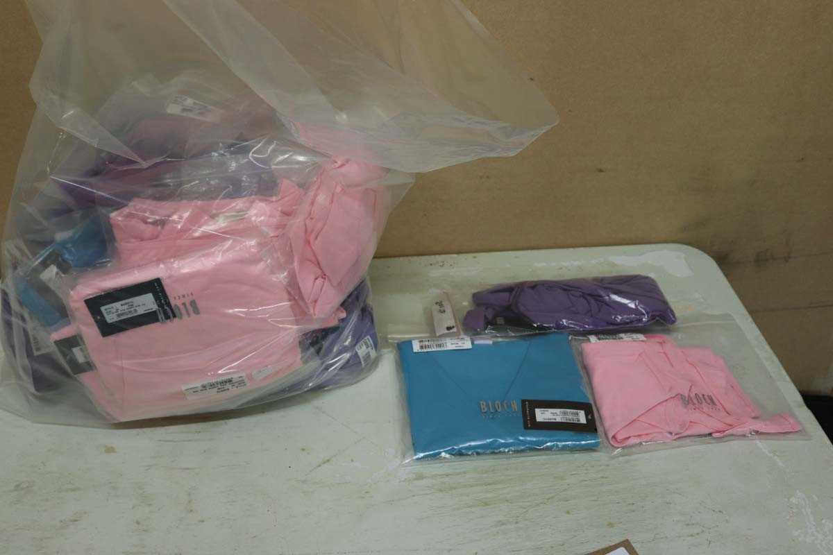 Lot Approx. 25 Bloch long sleeve wrap tops, tank...