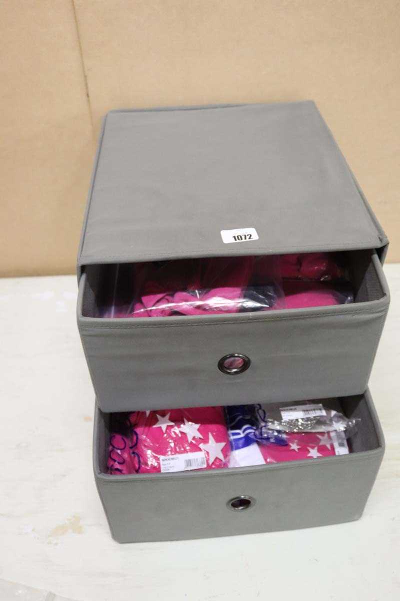 Lot 2 drawer storage tray with Roch Valley girls...