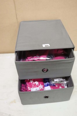 Lot 2 drawer storage tray with Roch Valley girls...