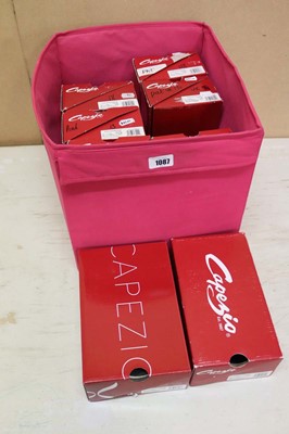 Lot 4 boxed pairs of Capezio children's dance...