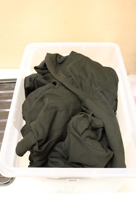 Lot Plastic stacking crate containing approx. 8...
