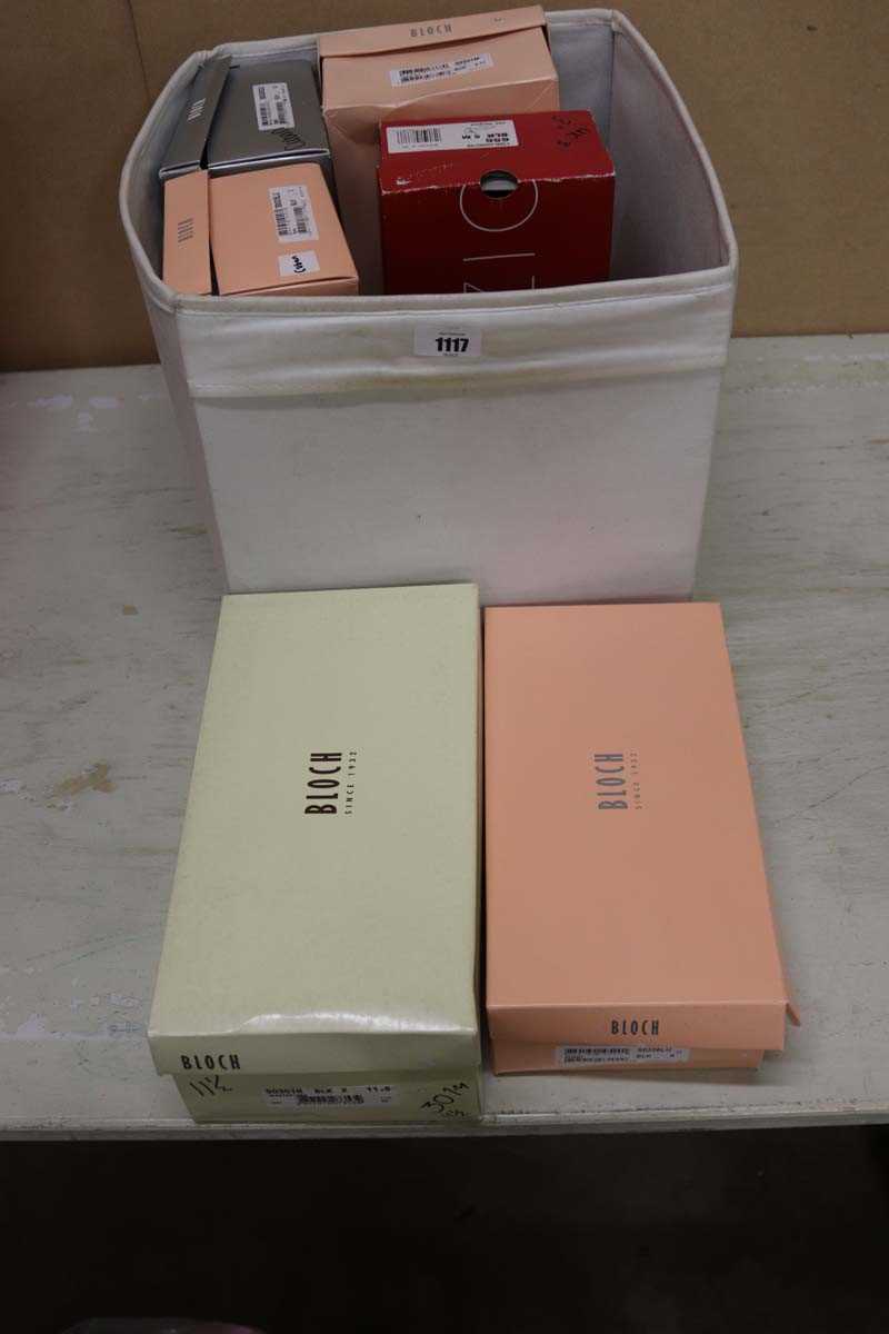 Lot 6 pairs of Bloch dance shoes in mixed sizes