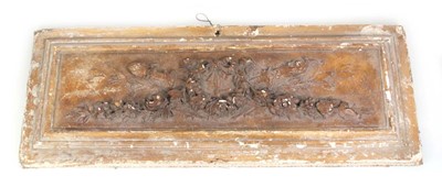 Lot 106 - A group of three plaster and composite panels...