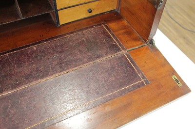 Lot 4 - A Victorian two-part campaign chest with brass...