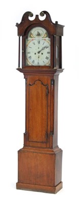 Lot 7 - A late 18th/early 19th century longcase clock,...