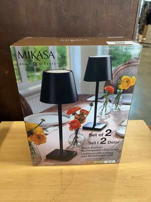 Lot 1334 - Boxed pair of Mikasa home accent touch lights