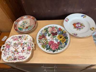 Lot 1335 - Stack of various ceramic plates including some...