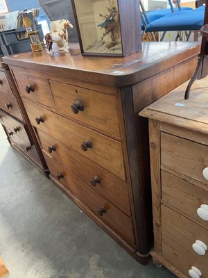 Lot 1347 - Edwardian mahogany chest of 2 over 3 drawers