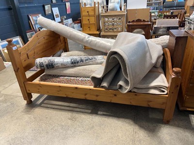 Lot 1368 - Pine bed frame