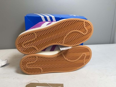Lot Adidas UK8 campus 00s trainers in purple - boxed
