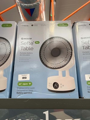 Lot 2013 - Boxed Meaco SeftiePro 10" table top fan