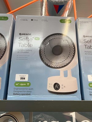 Lot 2014 - Boxed Meaco SeftiePro 10" table top fan