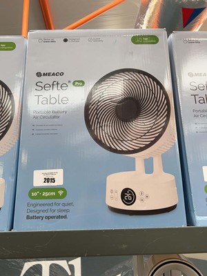 Lot 2015 - Boxed Meaco SeftiePro 10" table top fan