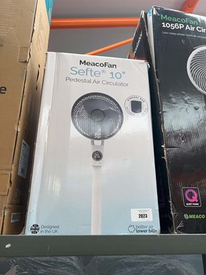 Lot 2023 - Boxed Meaco Sefte 10" pedestal fan