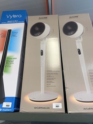 Lot 2027 - Boxed Aircraft Airlume cordless pedestal fan