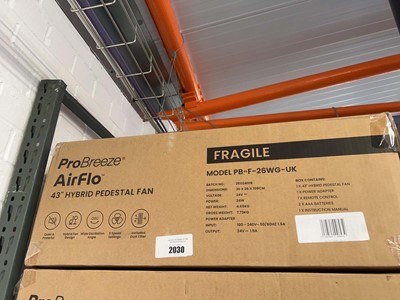 Lot 2030 - Boxed Probreeze Airflow 43" hybrid pedestal fan