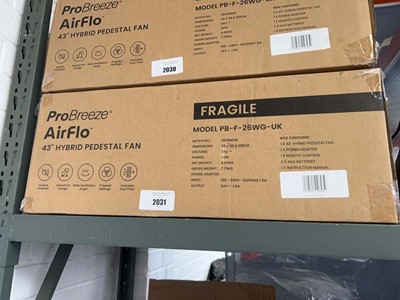 Lot 2031 - Boxed Probreeze Airflow 43" hybrid pedestal fan