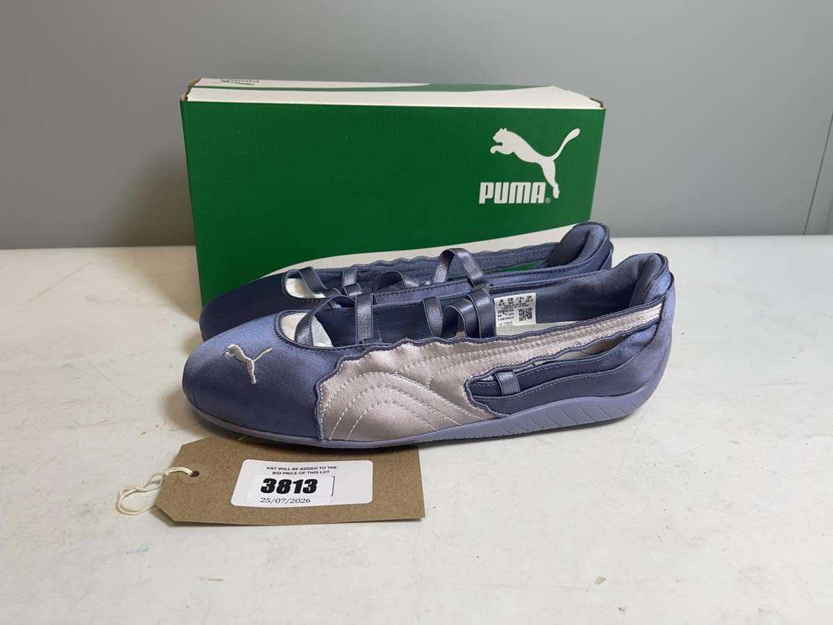 Lot Puma UK6.5 speedcat satin ballet flats in...