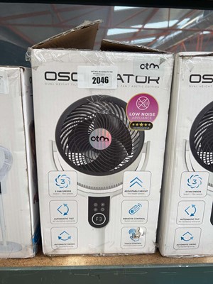 Lot 2046 - Boxed ATM Oscillator pedestal fan