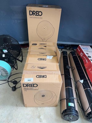Lot 2052 - Boxed Dreo Smart Turbo Poly Fan together with...