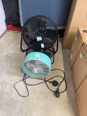 Lot 2053 - 3 various style fans